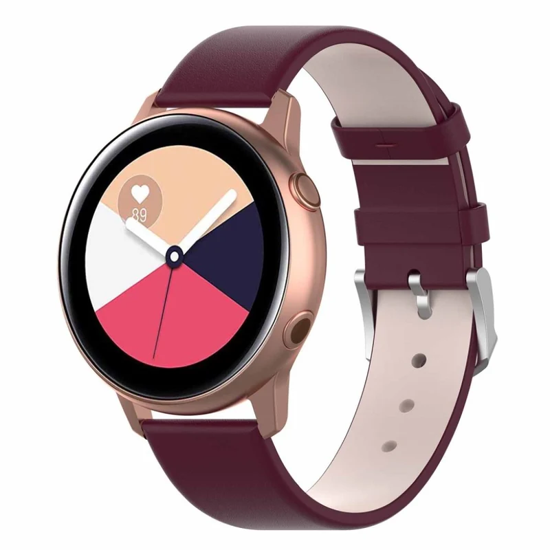 Bequem Samsung Galaxy Watch Active Kunstleder armband