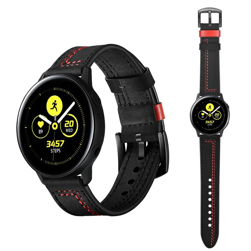 Cool Samsung Galaxy Watch Active Echtes Leder armband