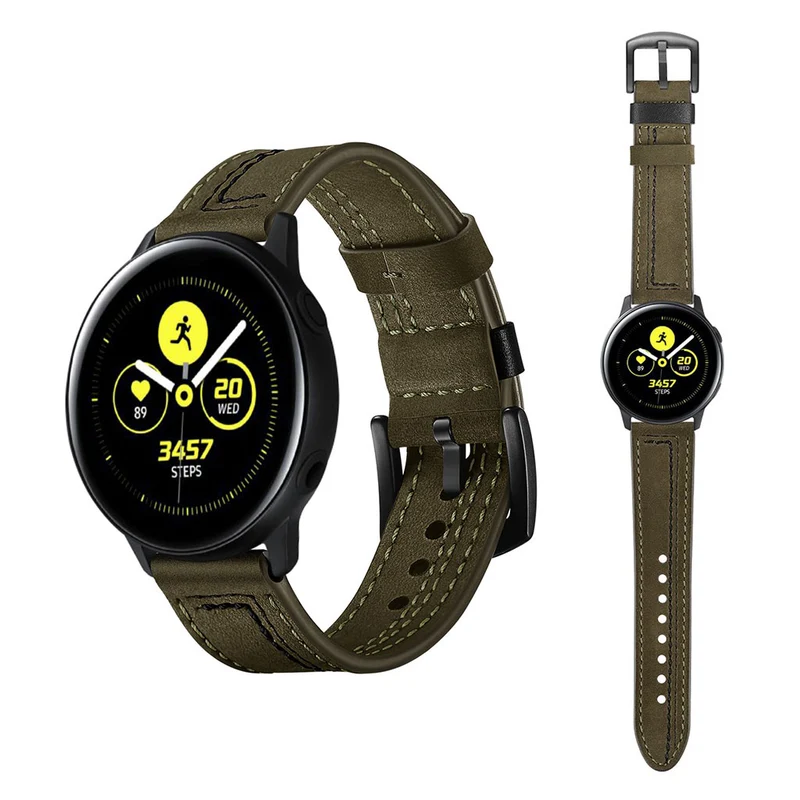 Cool Samsung Galaxy Watch Active Echtes Leder armband