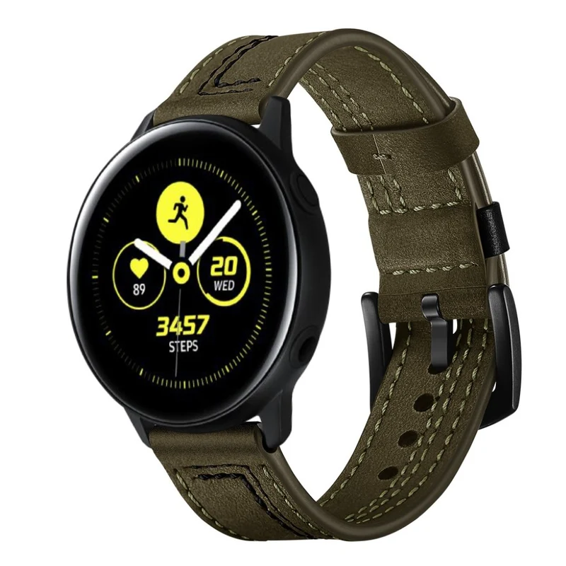 Cool Samsung Galaxy Watch Active Echtes Leder armband