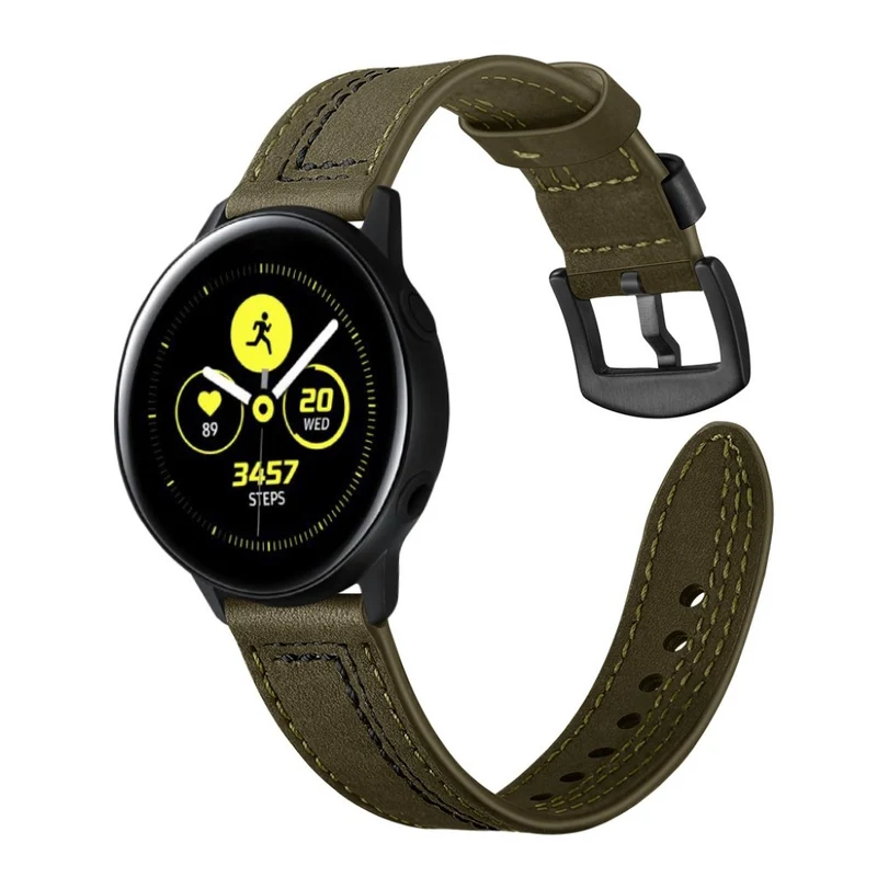 Cool Samsung Galaxy Watch Active Echtes Leder armband