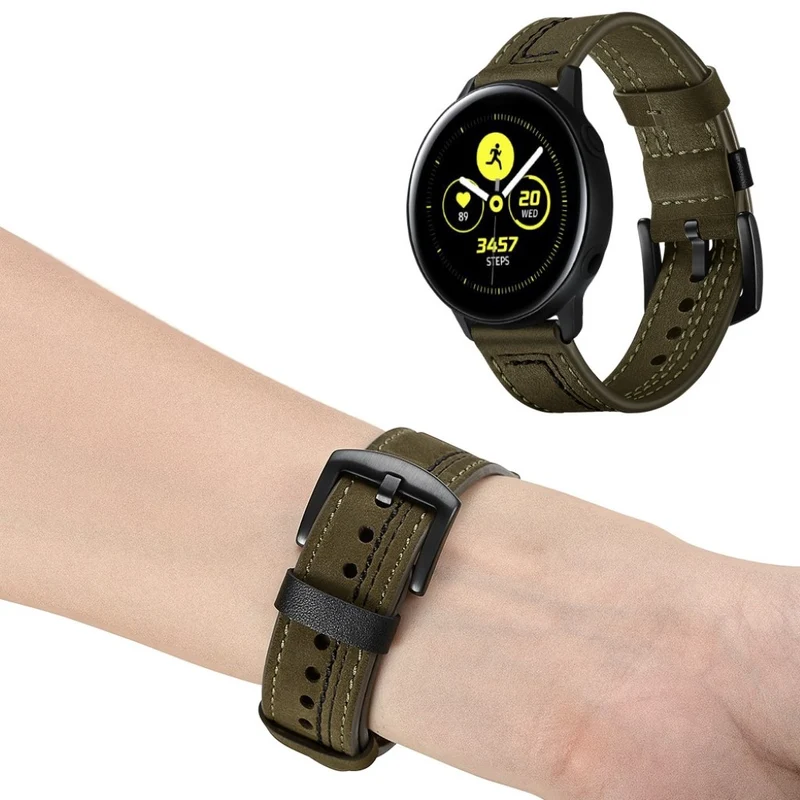 Cool Samsung Galaxy Watch Active Echtes Leder armband