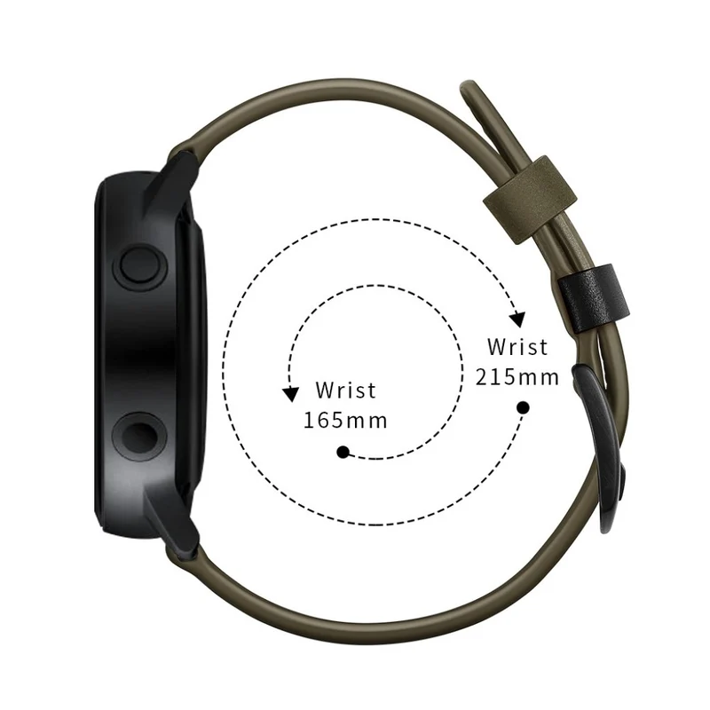 Cool Samsung Galaxy Watch Active Echtes Leder armband