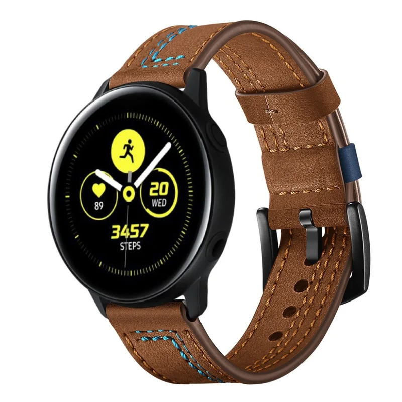 Cool Samsung Galaxy Watch Active Echtes Leder armband