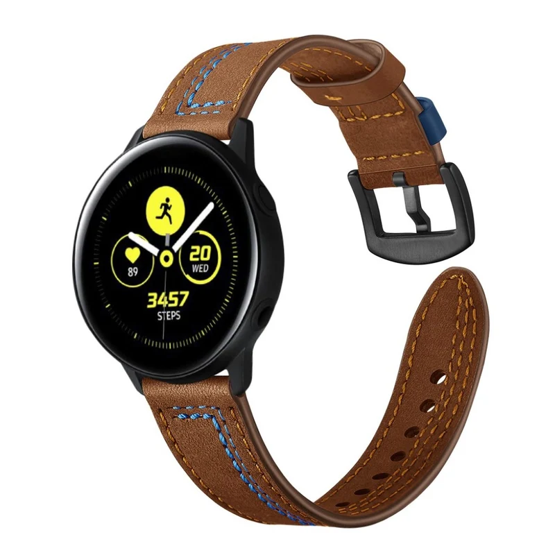 Cool Samsung Galaxy Watch Active Echtes Leder armband