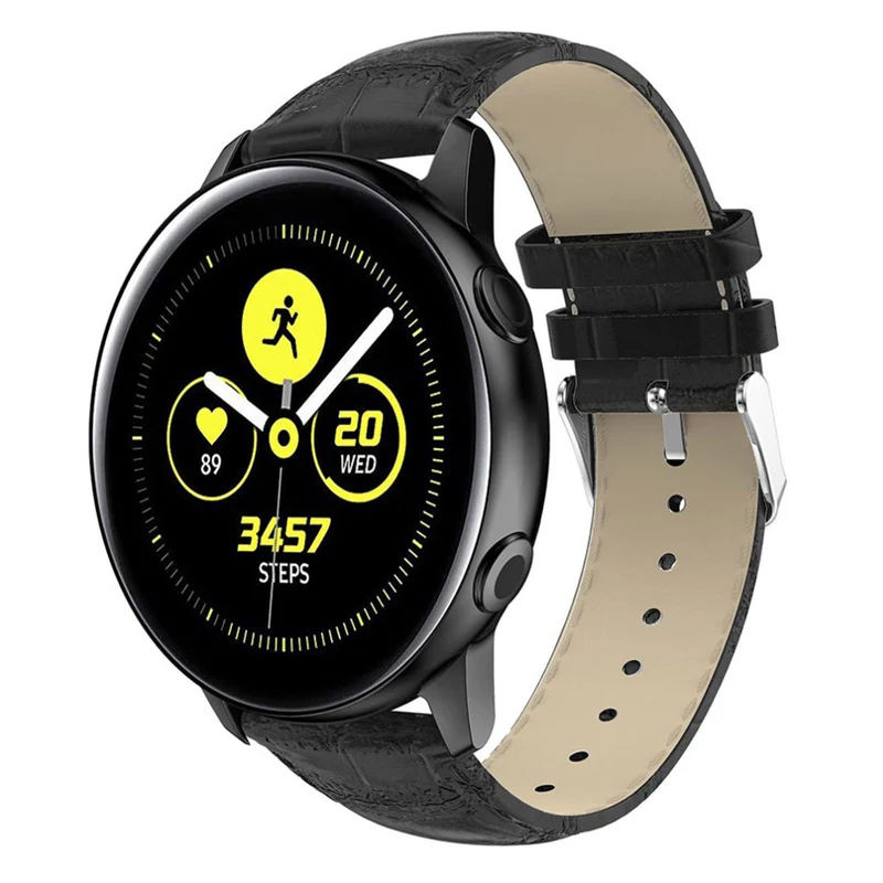Sehr schön Samsung Galaxy Watch Active Echtes Leder armband