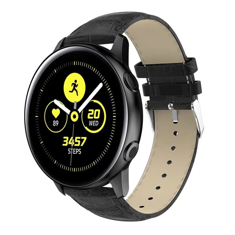 Sehr schön Samsung Galaxy Watch Active Echtes Leder armband