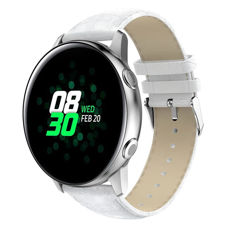 Sehr schön Samsung Galaxy Watch Active Echtes Leder armband