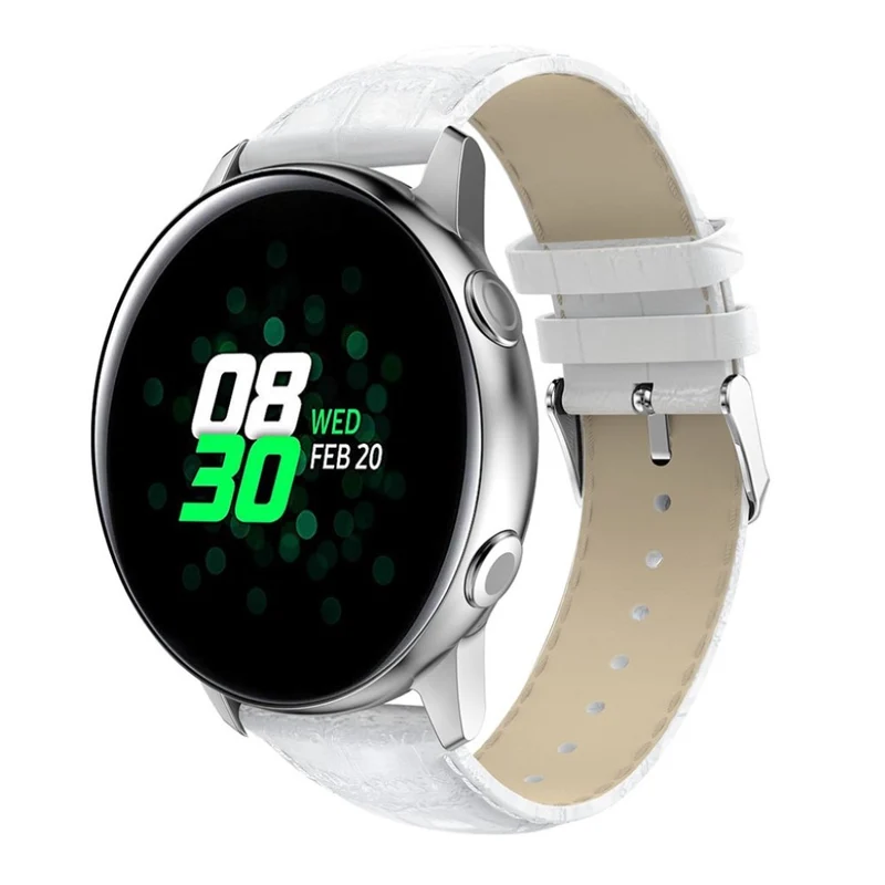 Sehr schön Samsung Galaxy Watch Active Echtes Leder armband