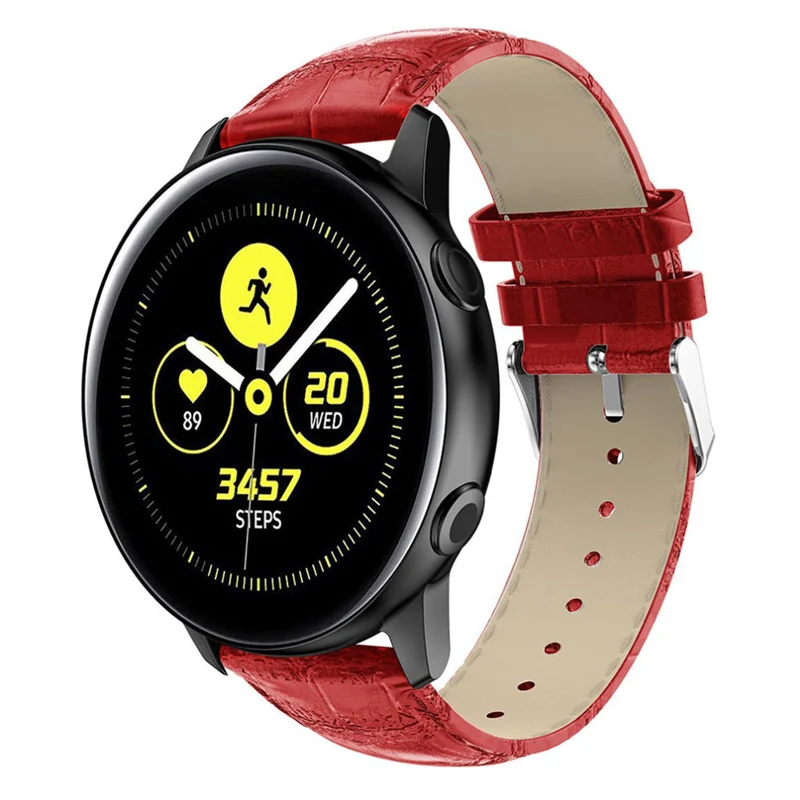 Sehr schön Samsung Galaxy Watch Active Echtes Leder armband