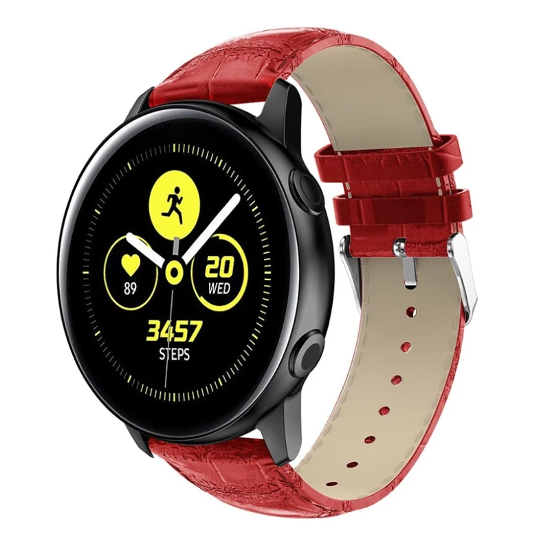 Sehr schön Samsung Galaxy Watch Active Echtes Leder armband