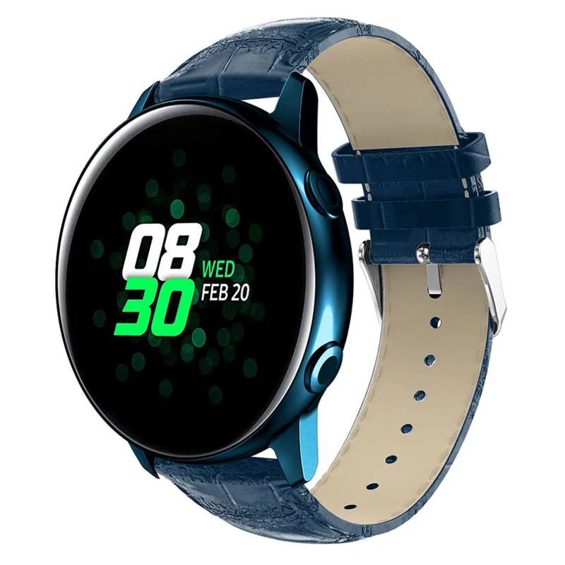 Sehr schön Samsung Galaxy Watch Active Echtes Leder armband