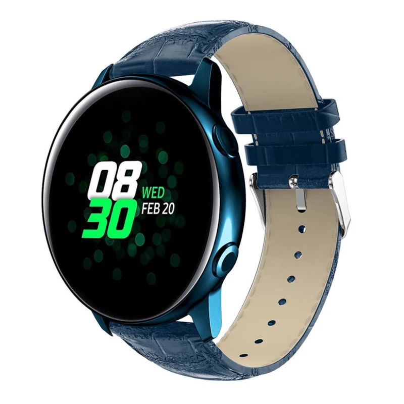 Sehr schön Samsung Galaxy Watch Active Echtes Leder armband