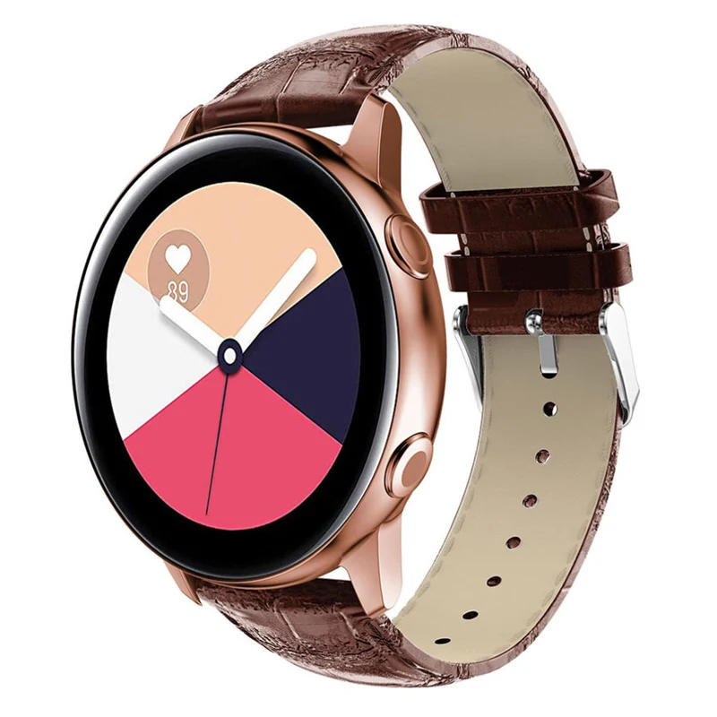 Sehr schön Samsung Galaxy Watch Active Echtes Leder armband