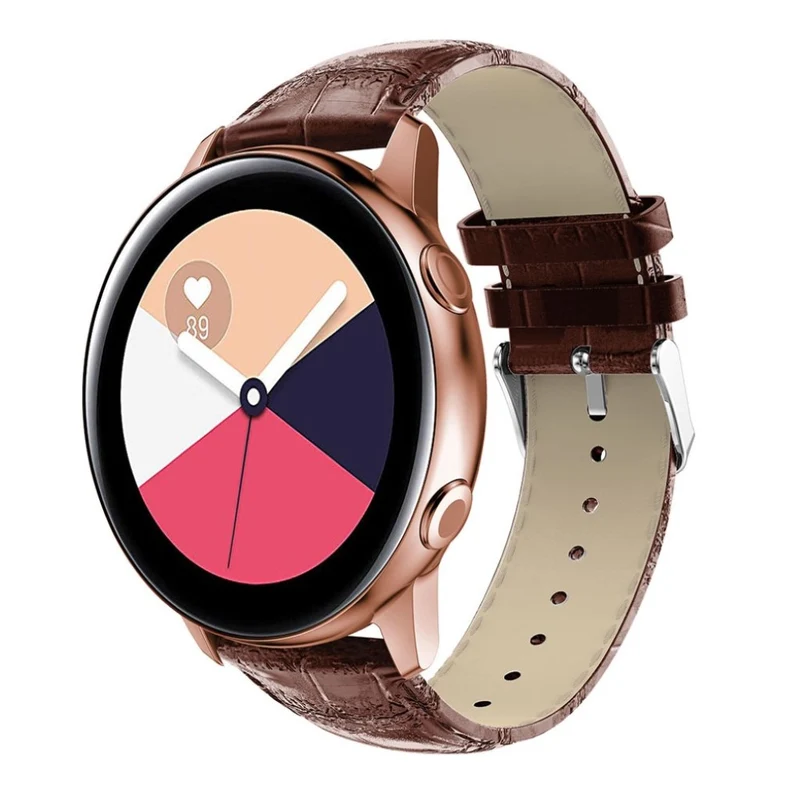 Sehr schön Samsung Galaxy Watch Active Echtes Leder armband