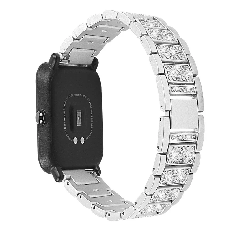 Stark Samsung Galaxy Watch Active Metall und Strass armband