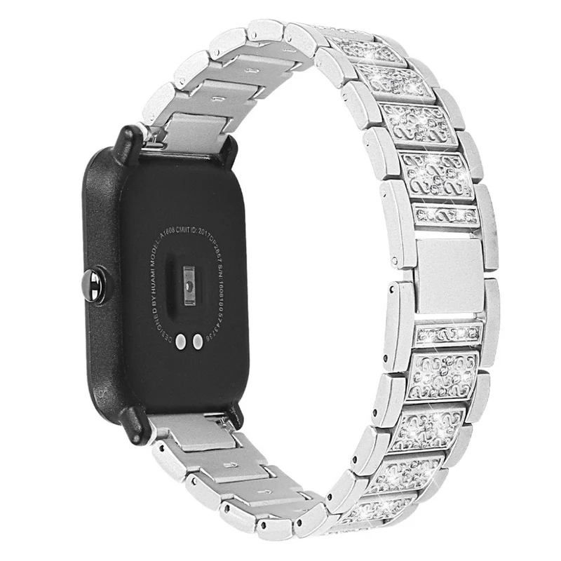 Stark Samsung Galaxy Watch Active Metall und Strass armband