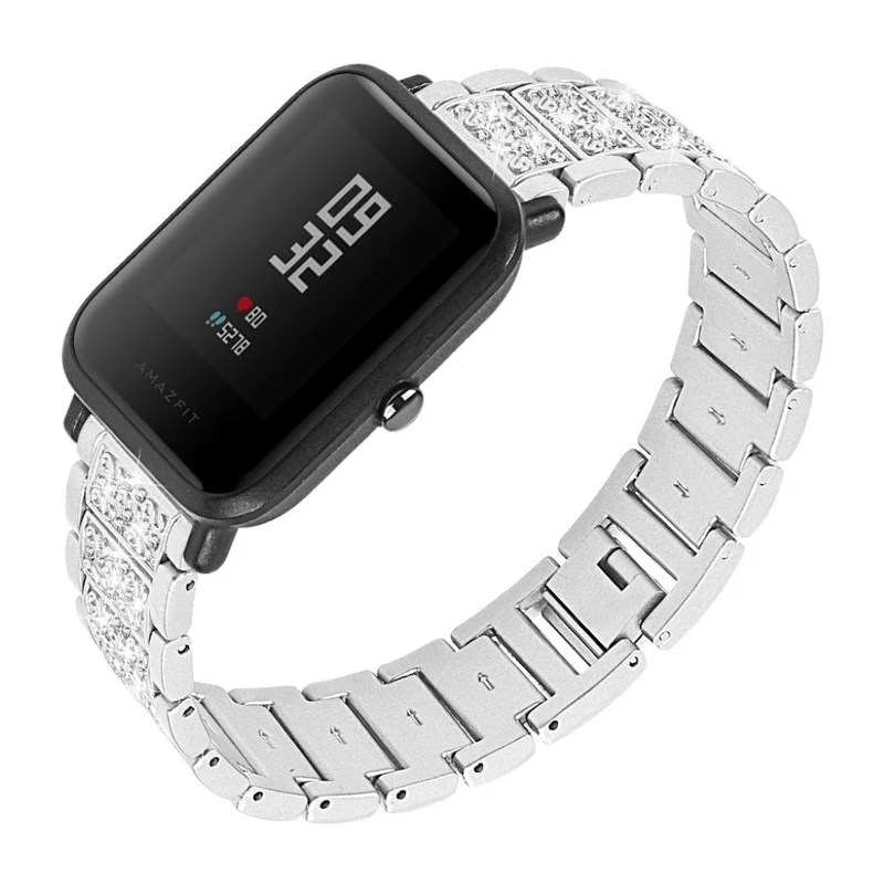 Stark Samsung Galaxy Watch Active Metall und Strass armband