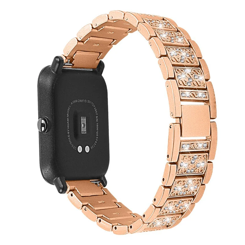 Stark Samsung Galaxy Watch Active Metall und Strass armband