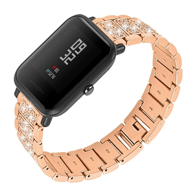 Stark Samsung Galaxy Watch Active Metall und Strass armband