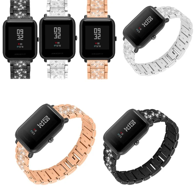 Stark Samsung Galaxy Watch Active Metall und Strass armband