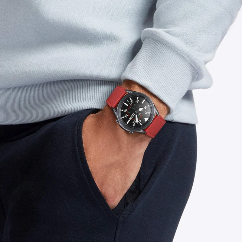 Entzückend TicWatch GTX / Ticwatch Pro Echtes Leder armband