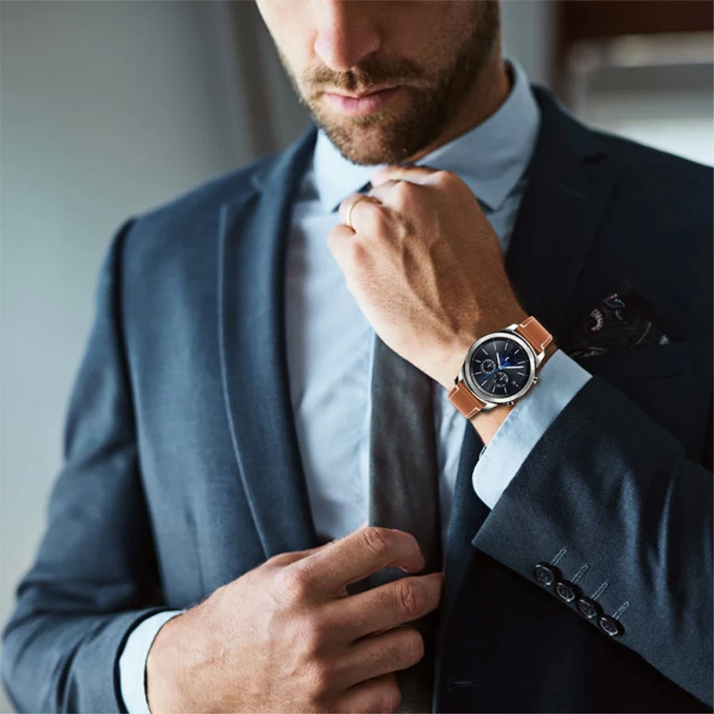 Dauerhaft TicWatch GTX / Ticwatch Pro Echtes Leder armband