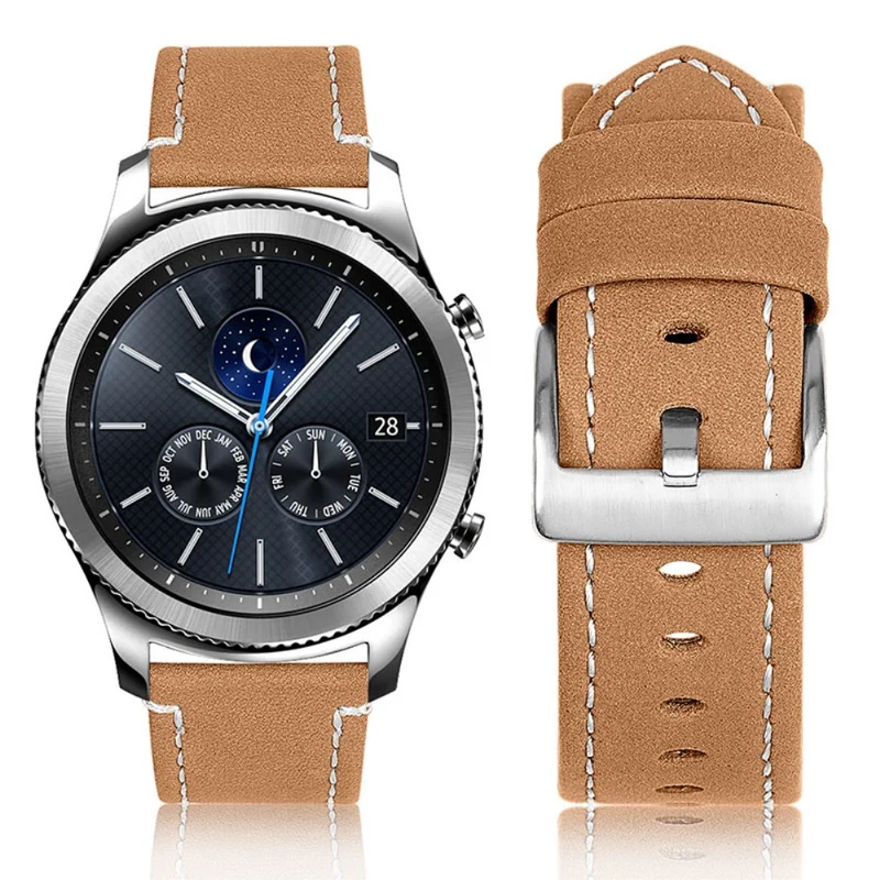 Dauerhaft TicWatch GTX / Ticwatch Pro Echtes Leder armband