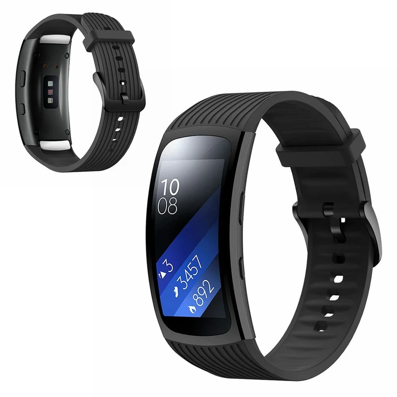 Exquisit Samsung Gear Fit2 Pro Silikon / TPU armband - Größe: L