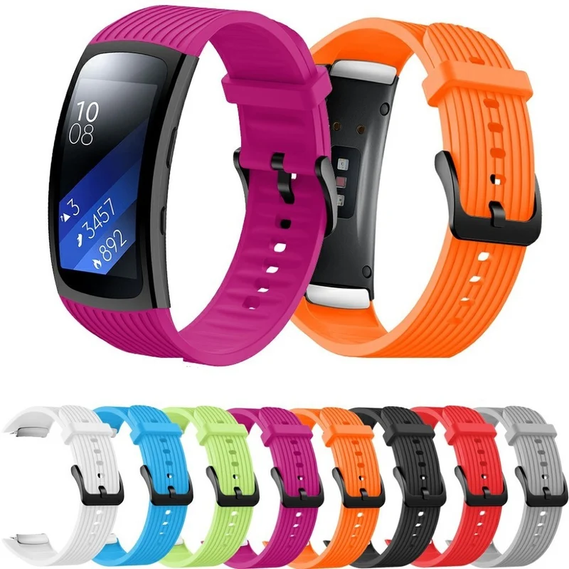 Exquisit Samsung Gear Fit2 Pro Silikon / TPU armband - Größe: L
