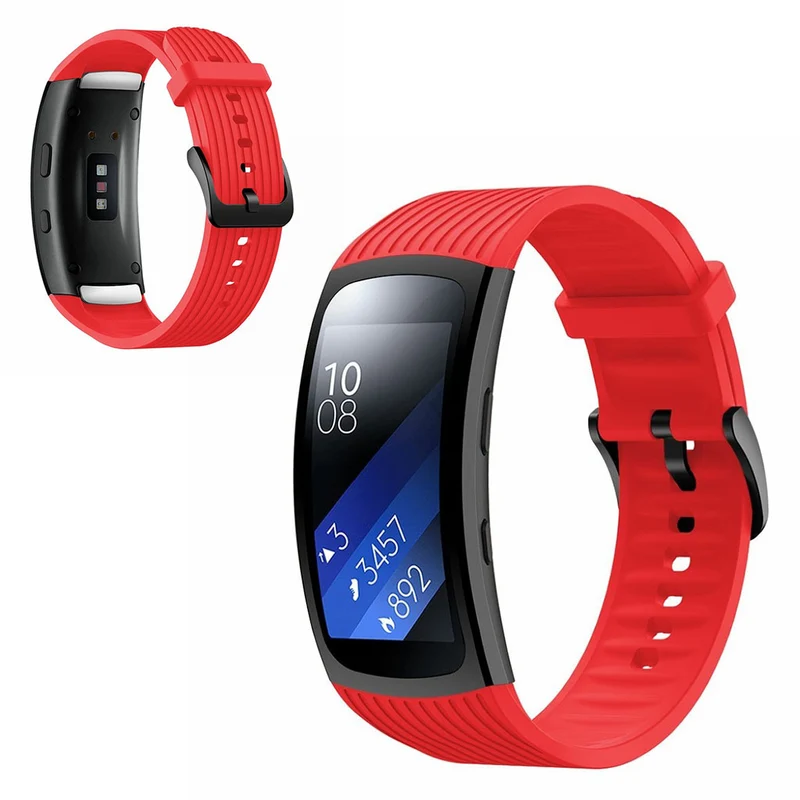 Exquisit Samsung Gear Fit2 Pro Silikon / TPU armband - Größe: L