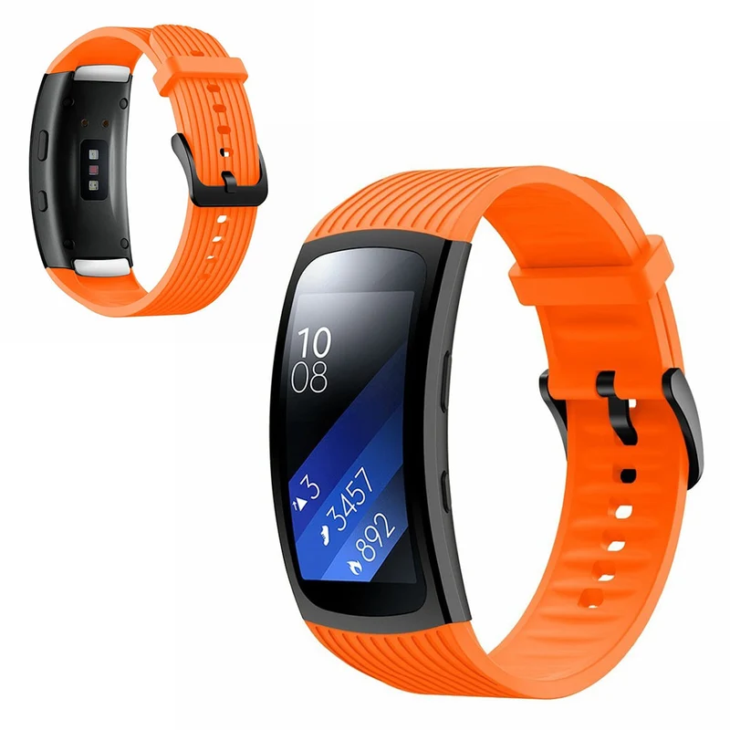 Exquisit Samsung Gear Fit2 Pro Silikon / TPU armband - Größe: L
