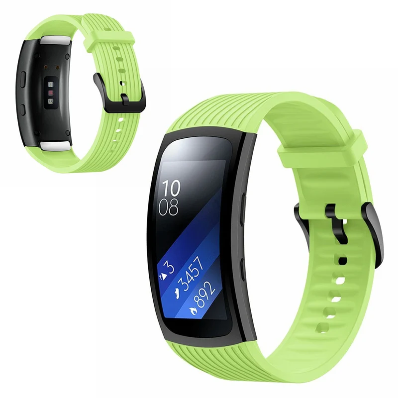 Exquisit Samsung Gear Fit2 Pro Silikon / TPU armband - Größe: L