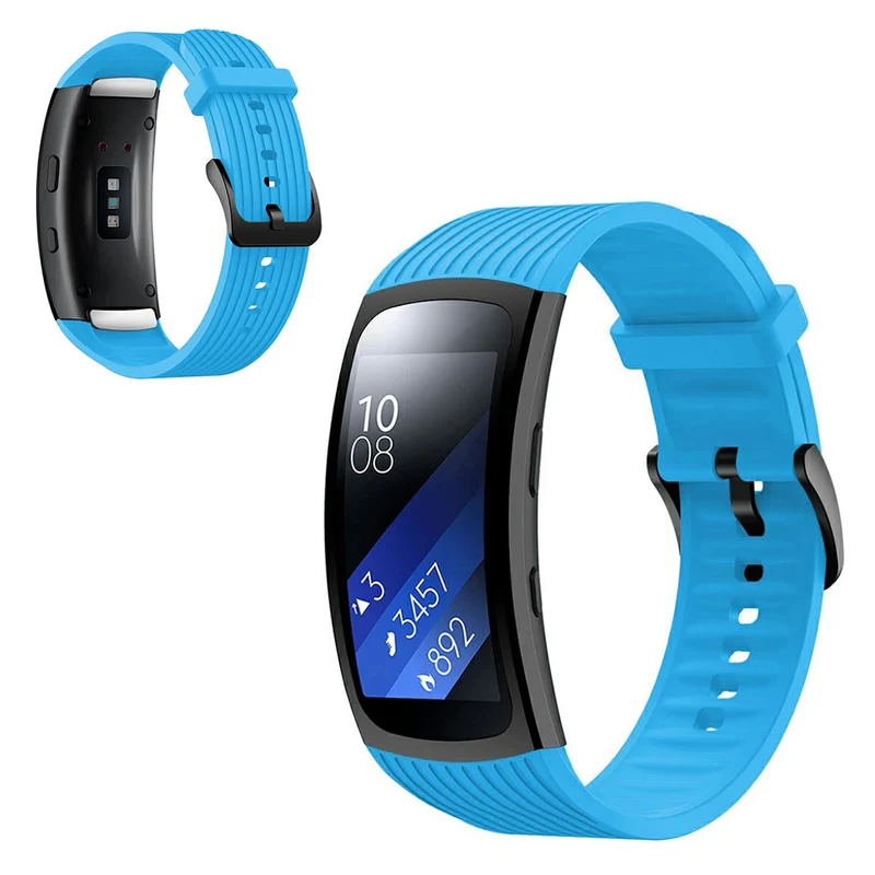 Exquisit Samsung Gear Fit2 Pro Silikon / TPU armband - Größe: L