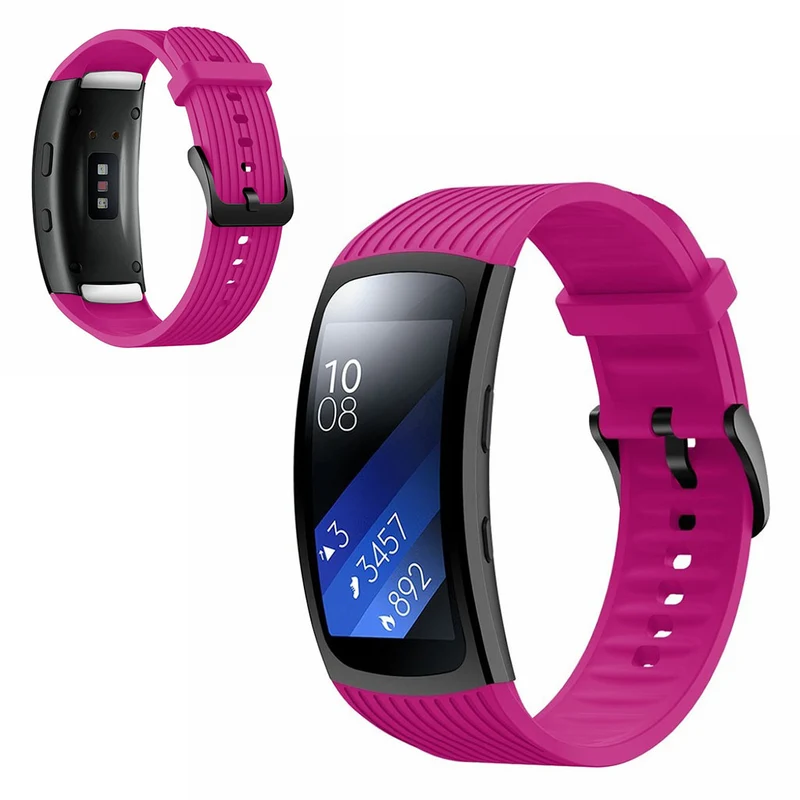 Exquisit Samsung Gear Fit2 Pro Silikon / TPU armband - Größe: L