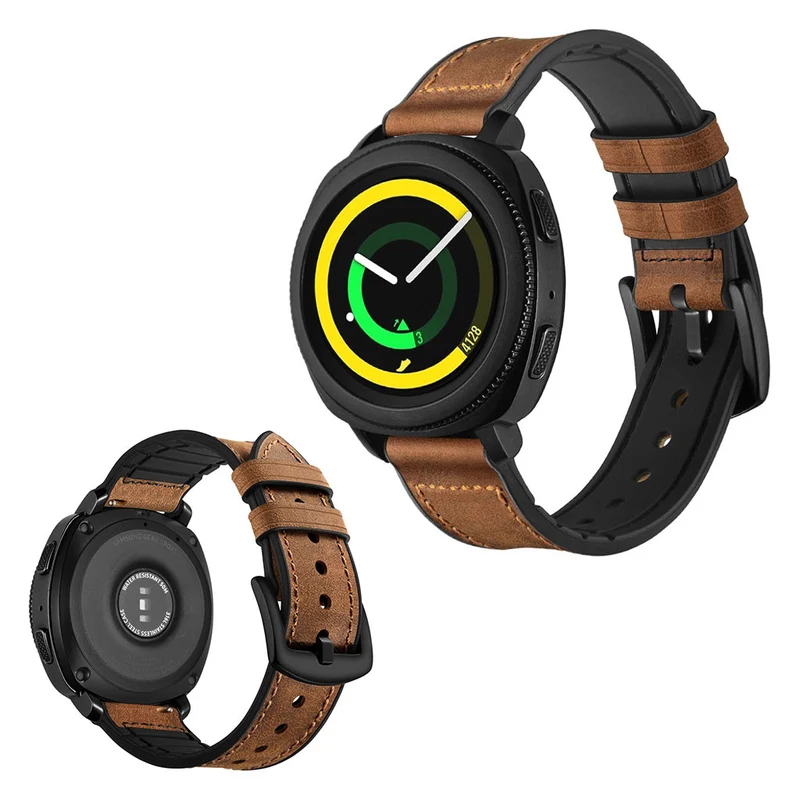 Mega gut Amazfit GTR 47mm Echtes Leder armband
