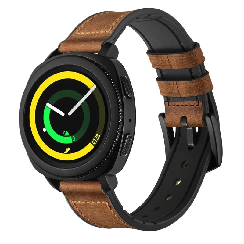 Mega gut Amazfit GTR 47mm Echtes Leder armband