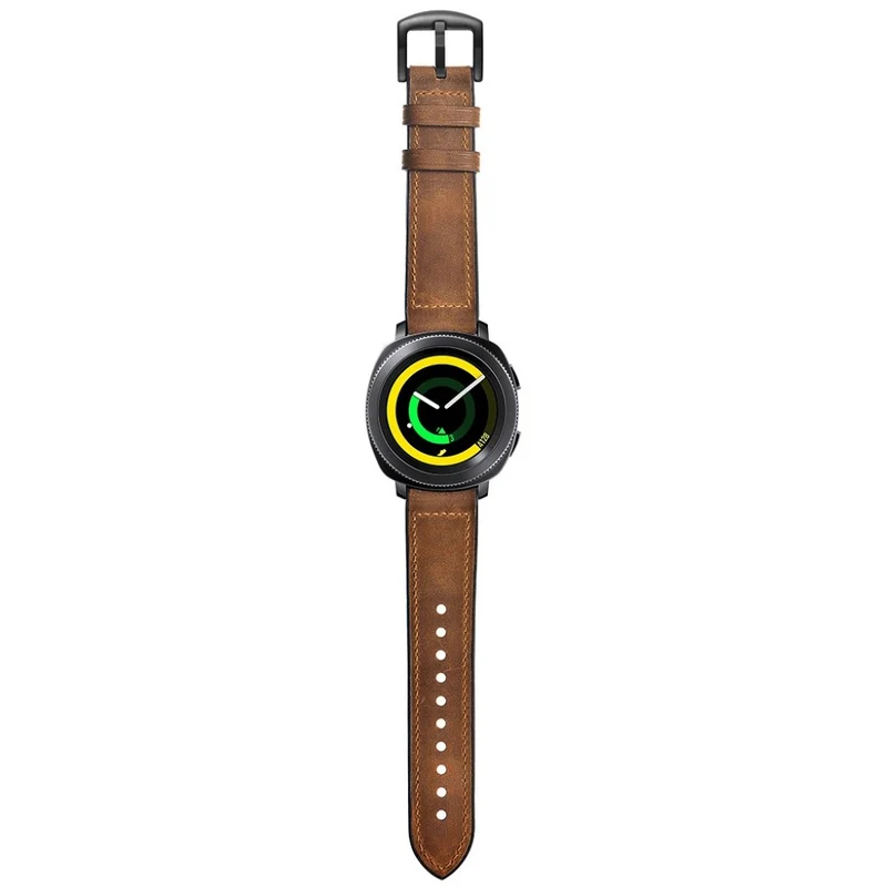 Mega gut Amazfit GTR 47mm Echtes Leder armband