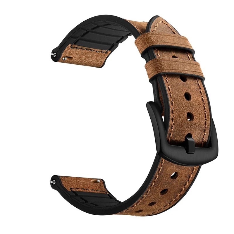 Mega gut Amazfit GTR 47mm Echtes Leder armband