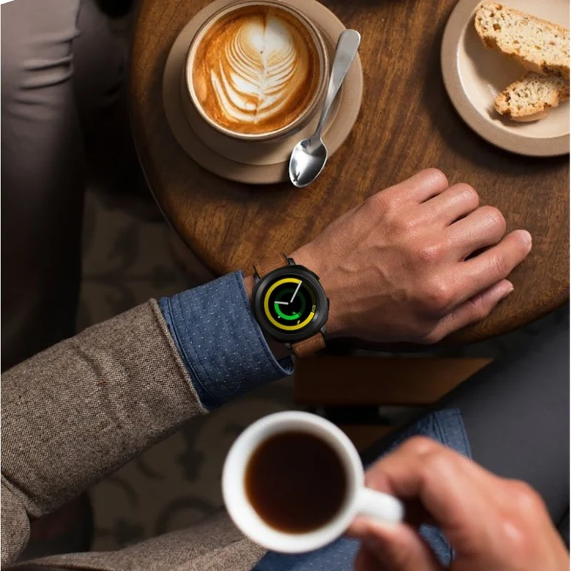 Mega gut Amazfit GTR 47mm Echtes Leder armband