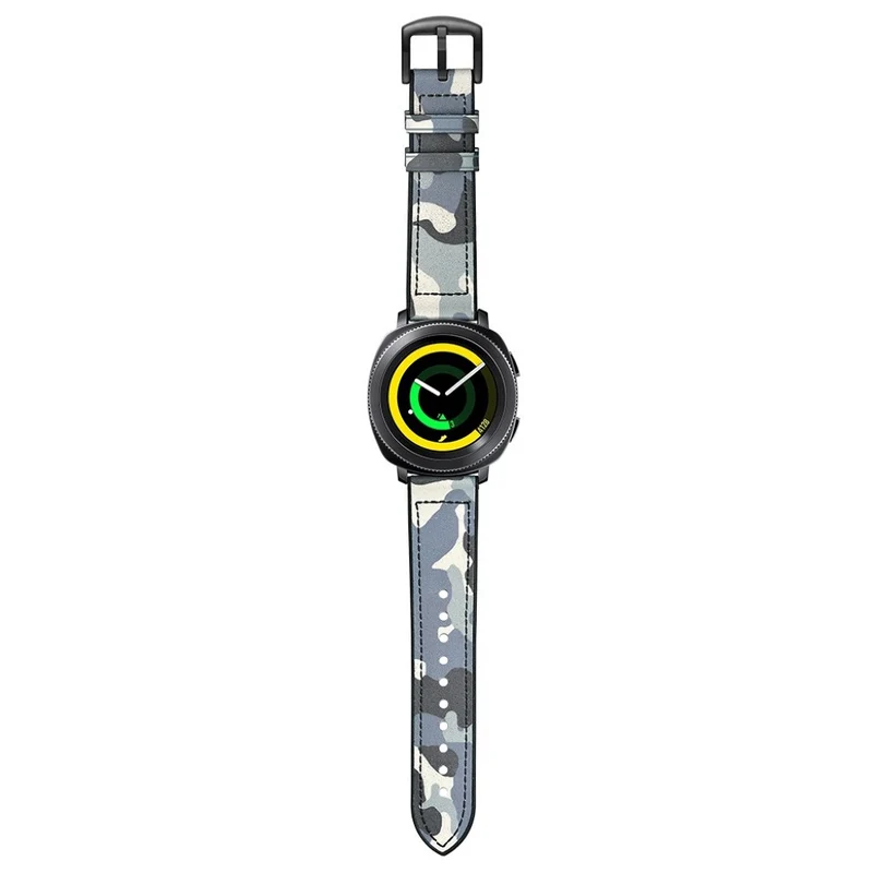 Samsung Gear Sport Echtes Leder und Silikon / TPU armband