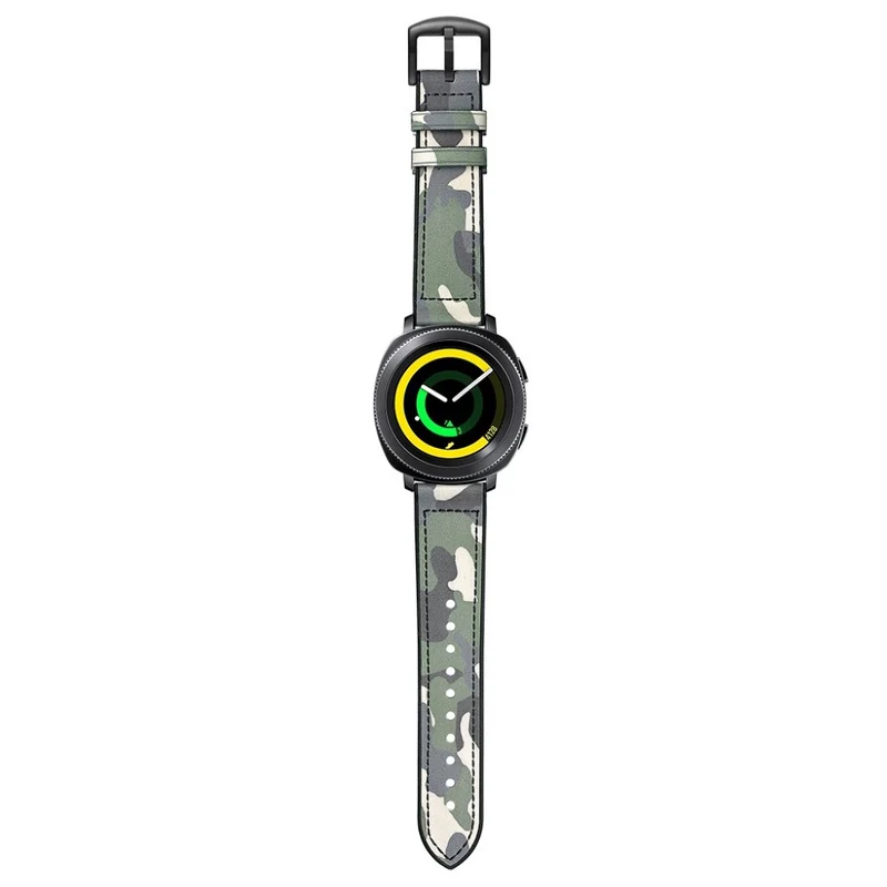Samsung Gear Sport Echtes Leder und Silikon / TPU armband