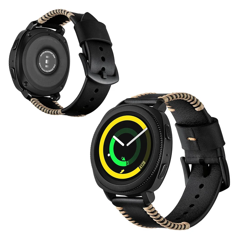 Super cool Samsung Gear Sport Echtes Leder armband