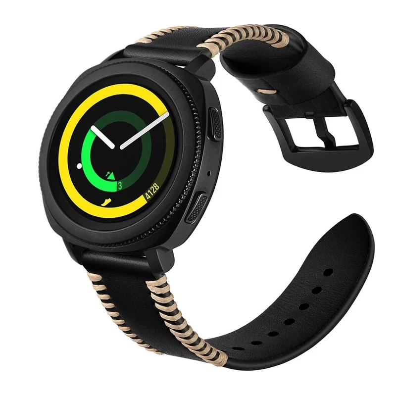 Super cool Samsung Gear Sport Echtes Leder armband