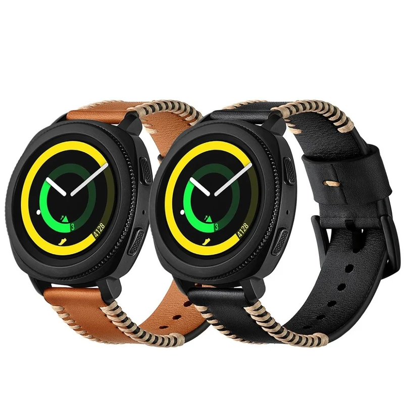Super cool Samsung Gear Sport Echtes Leder armband
