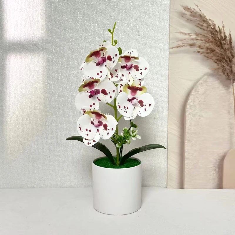 Lebensechte florale Orchideenpflanze für die Wohnkultur