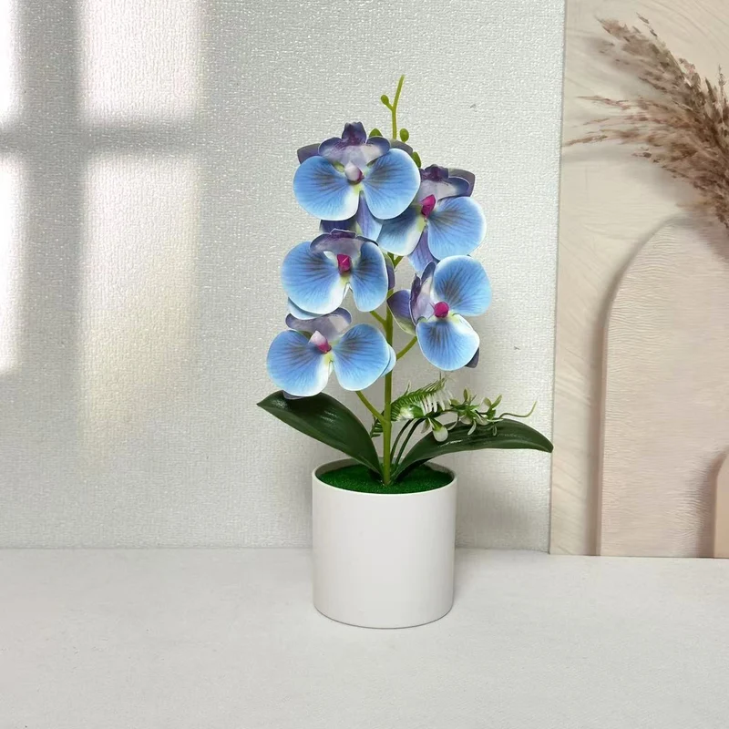 Lebensechte florale Orchideenpflanze für die Wohnkultur