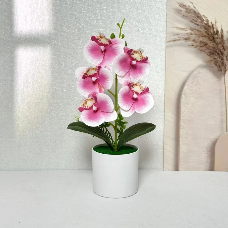 Lebensechte florale Orchideenpflanze für die Wohnkultur