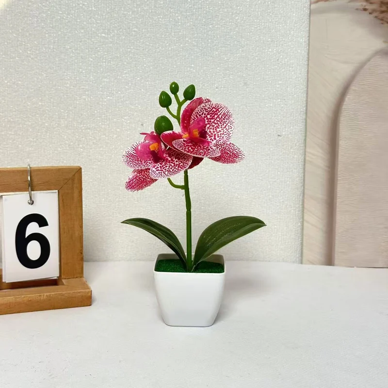 Lebensechte florale Orchideen-Darstellung für die Inneneinrichtung