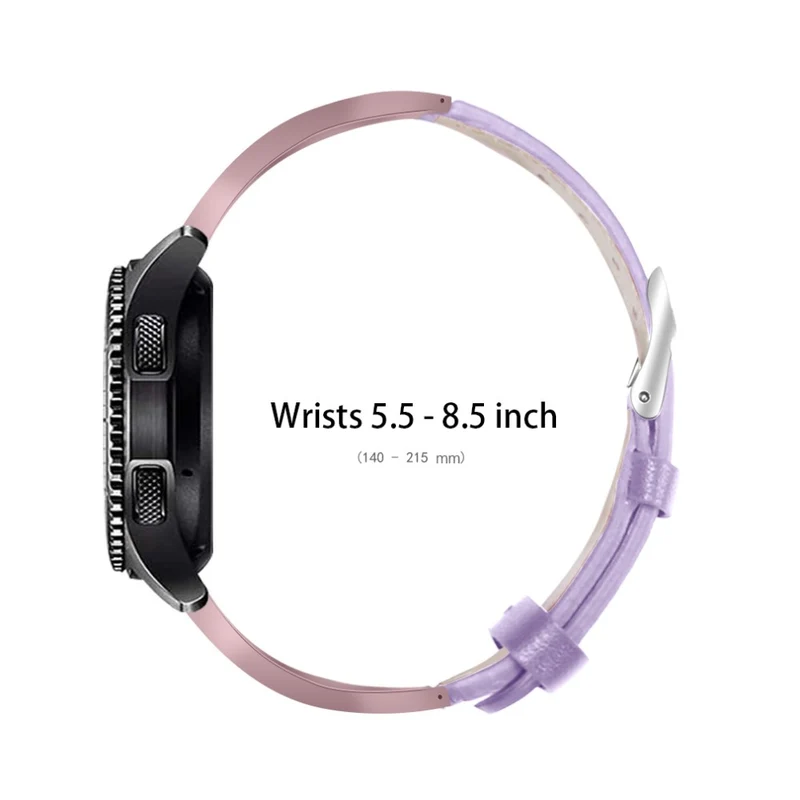 Haylou Solar LS05 / Xiaomi Mi Watch Color Echtes Leder und Strass armband